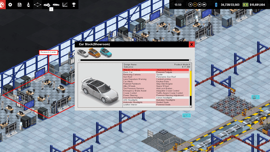 Production Line Screenshot