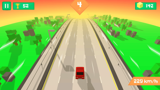 Pixel Traffic: Highway Racing Screenshot