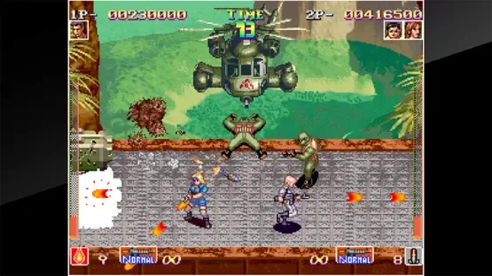ACA Neo Geo: Shock Troopers gameplay screenshot 3