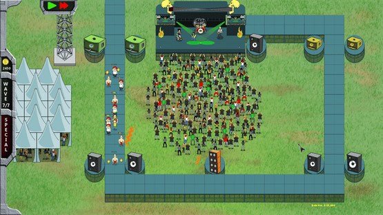 Rock 'N' Roll Defense Screenshot