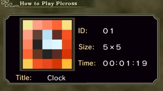 My Nintendo Picross: The Legend of Zelda Twilight Princess Screenshot