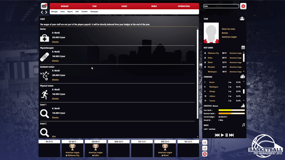 Basketball Pro Management 2015 Screenshot