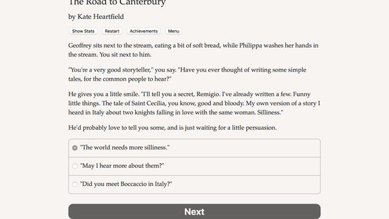 The Road to Canterbury Screenshot