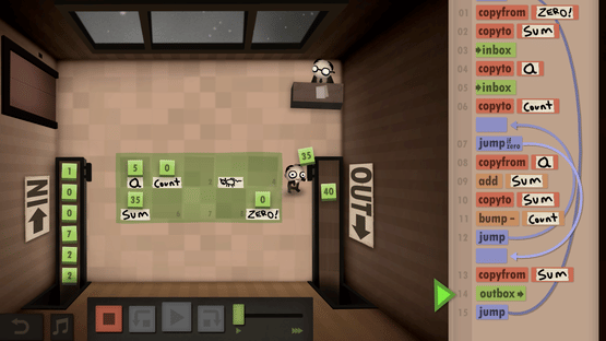 Human Resource Machine Screenshot