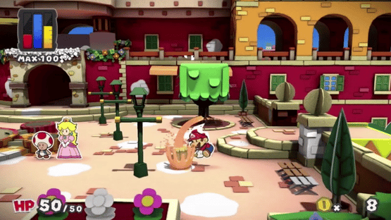 Paper Mario: Color Splash Screenshot