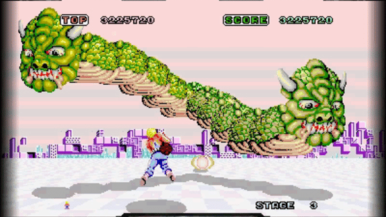 3D Space Harrier Screenshot