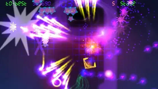 Gridrunner Revolution gameplay screenshot 1