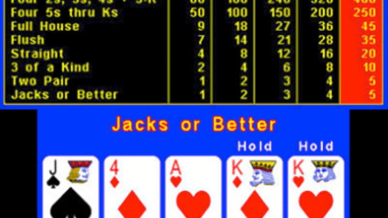 Plain Video Poker Screenshot