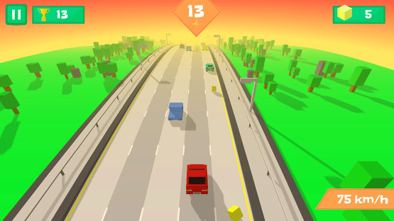 Pixel Traffic: Highway Racing Screenshot