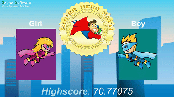 Super Hero Math Screenshot