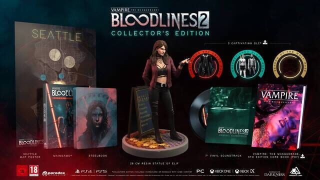 Vampire The Masquerade Bloodlines 2 Collectors Edition 2021